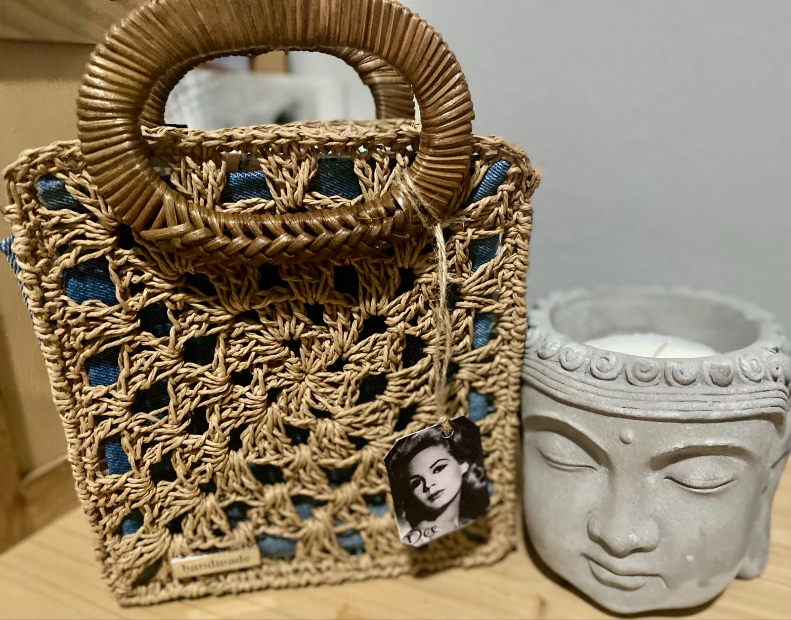 Bolso estilo Boho tejido 